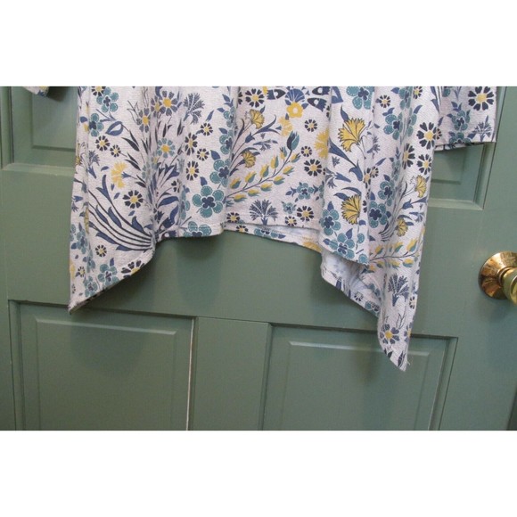 Style & Co. Women's Gray Floral Lace Insert Cold Shoulder Pullover Blouse Size M - Picture 7 of 7